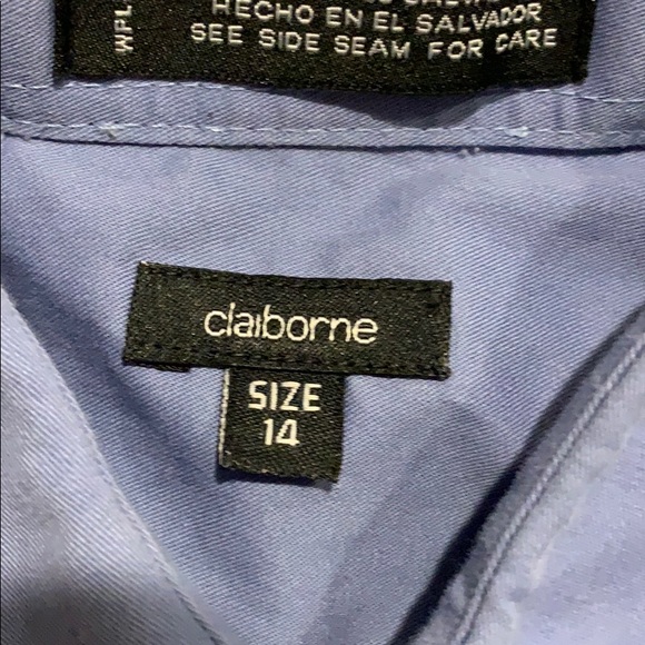 Long Sleeve Claiborne Button Down Shirt - Picture 3 of 3